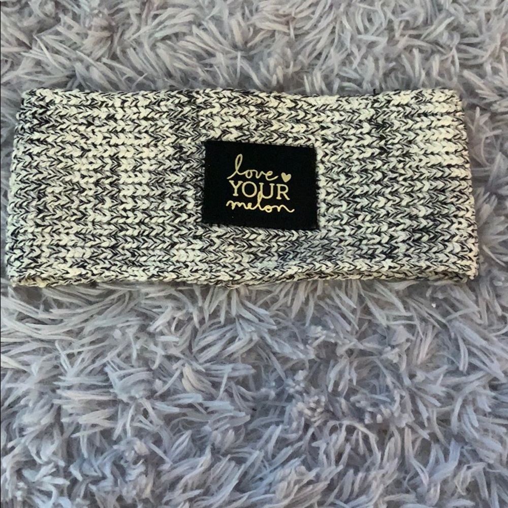 foil knit head band